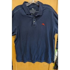 TOMMY‎ BAHAMA Men's polo Size Large Sleeve Supima Cotton